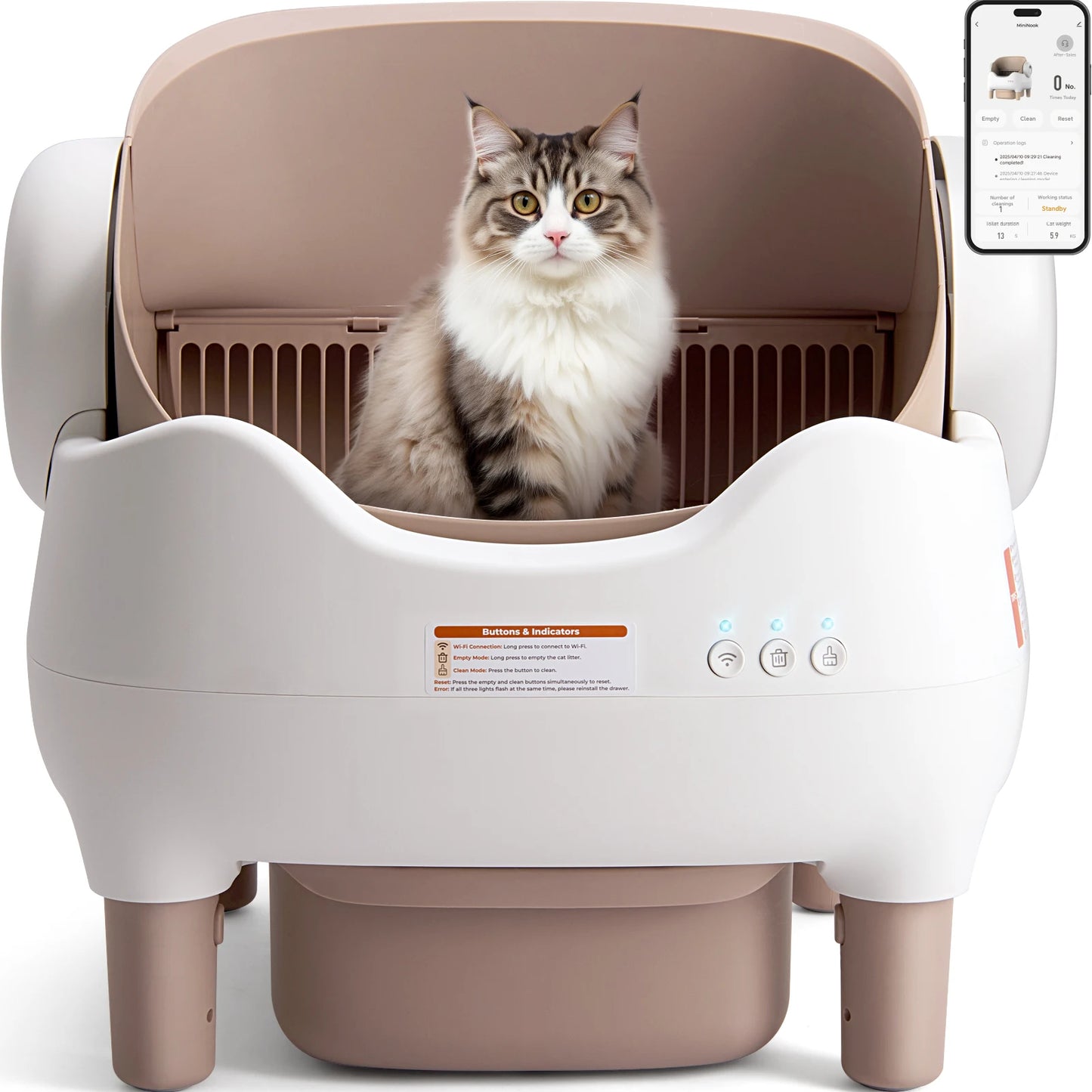 Self Cleaning Automatic Litter Box APP Control